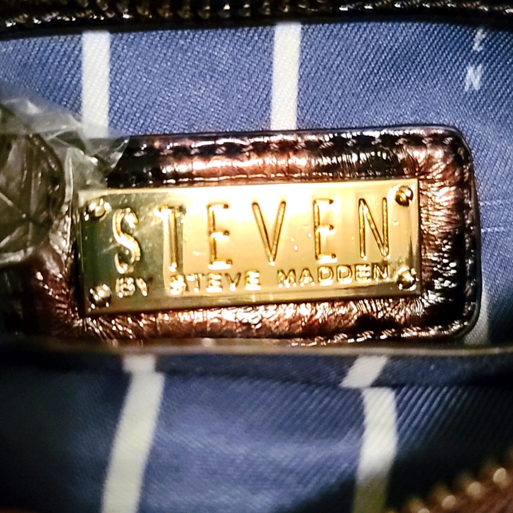 Steve Madden clutch leopard print